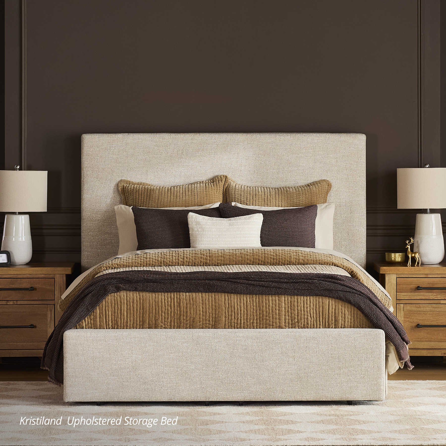 Kristiland Upholstered Storage Bed