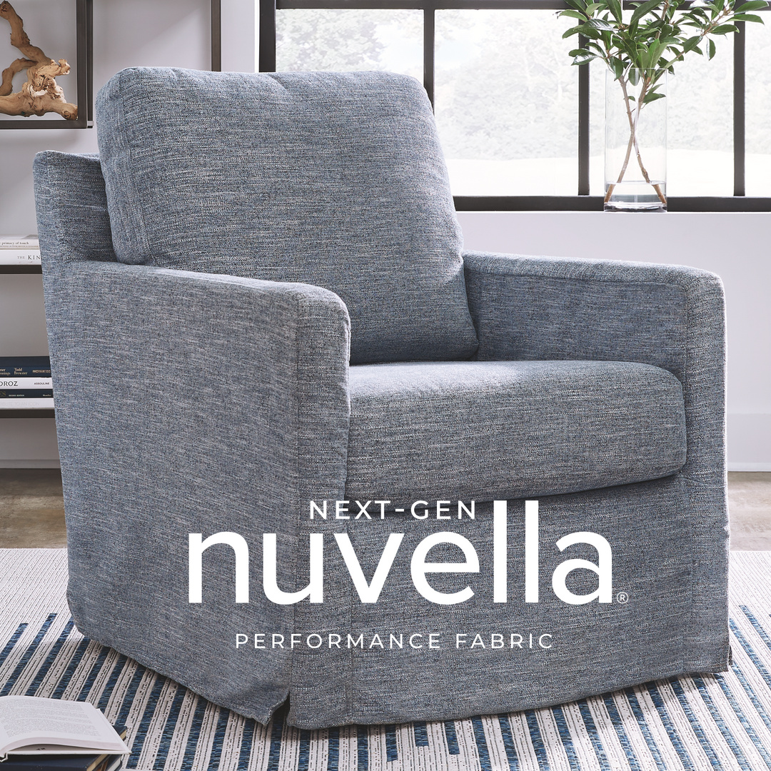 performance fabric next-gen nuvella gray chair