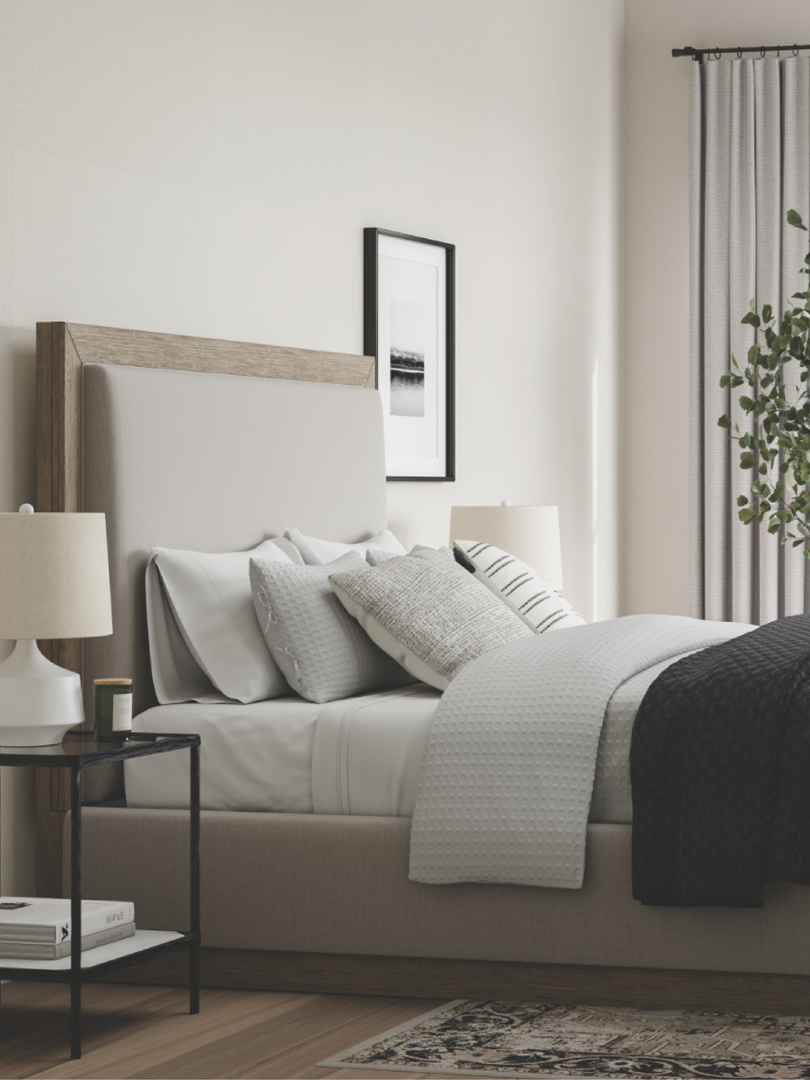 grey bedroom