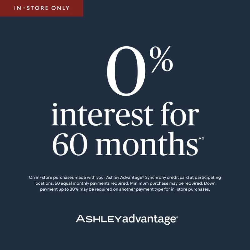 0% interest for 60 months
