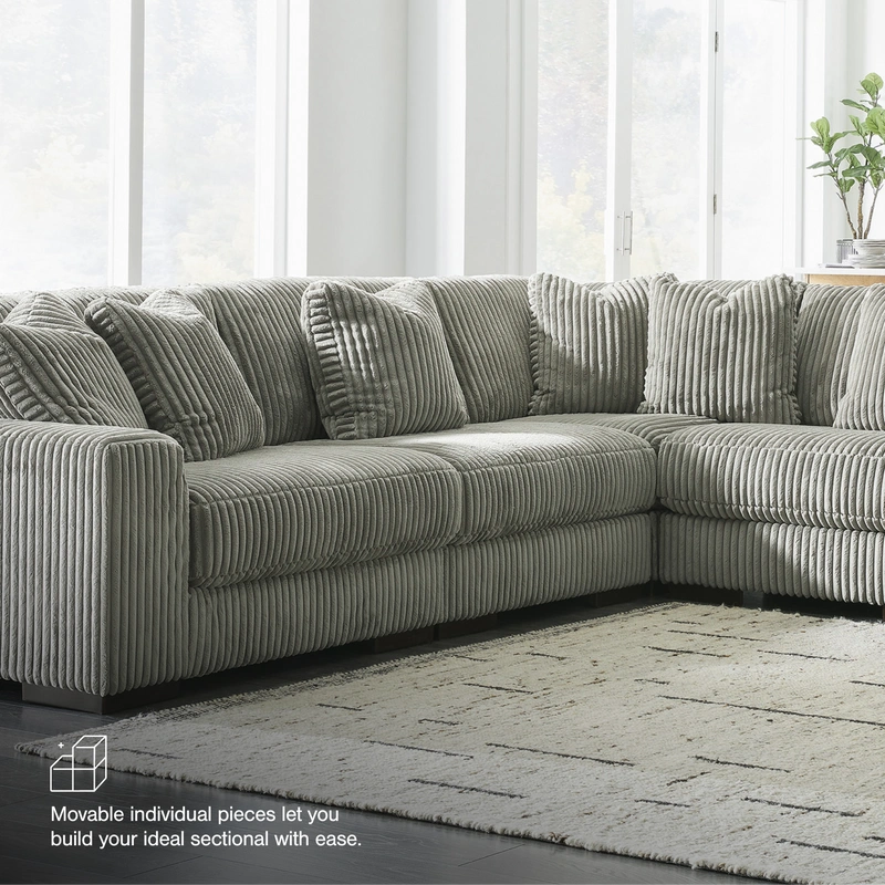 grey modular seating