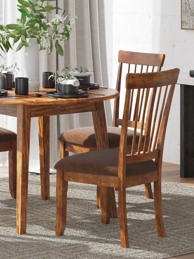 wood dining set