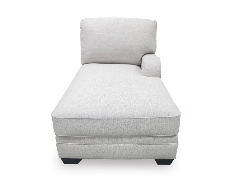 gray right arm facing chaise