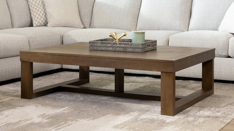 brown coffee table