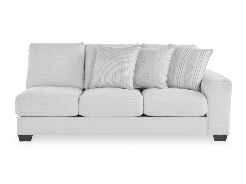 gray right arm facing sofa