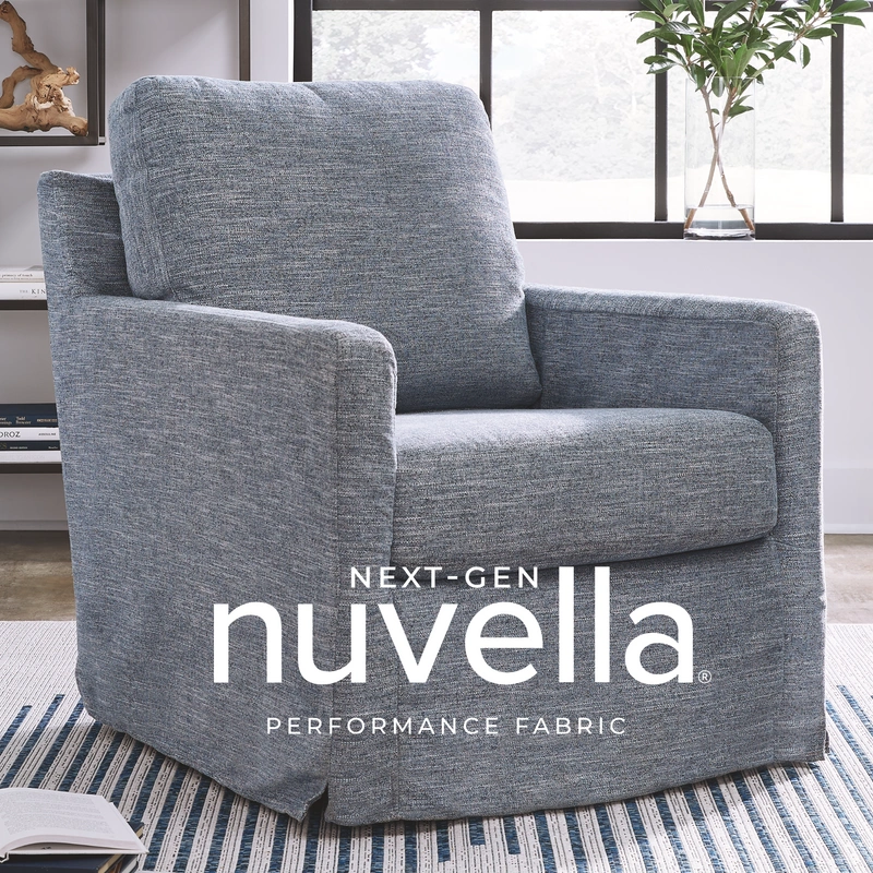 performance fabric next-gen nuvella gray chair