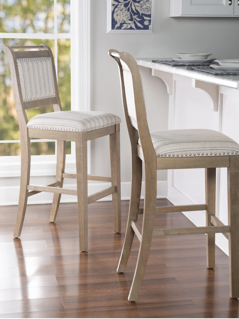 light wood barstools
