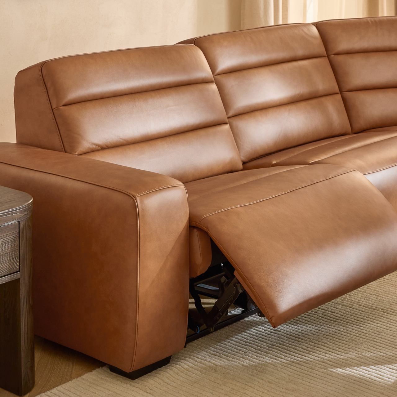 Modero Collection reclining leather sectional